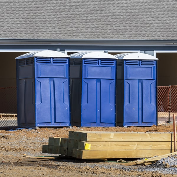 how do you dispose of waste after the portable toilets have been emptied in West Oneonta